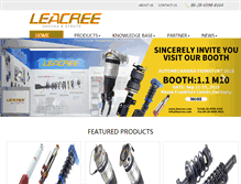 Tablet Screenshot of leacree.com